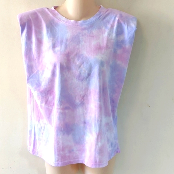 Generation Love Lex Tie-Dye Lilac Padded Tank M - Picture 3 of 14